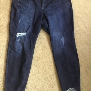 Lane Bryant Super Stretch Skinny Dark Wash